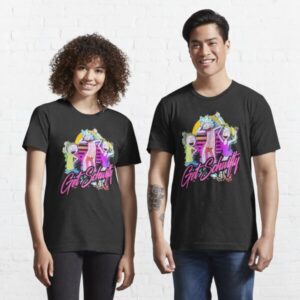 Get Schwifty 80s Cyberpunk Beach Dance Style Aesthetic T-Shirt