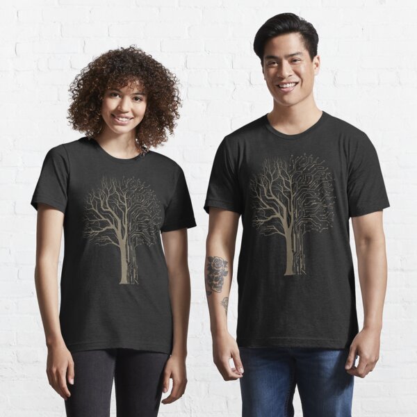 Digital Tree Aesthetic T-Shirt