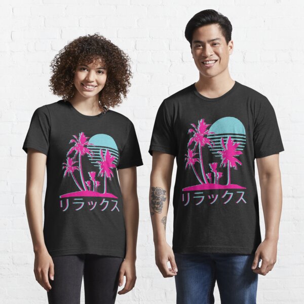 Vaporwave Aesthetic // Neon Palms Aesthetic T-Shirt