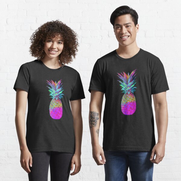 Retrowave Neon Pineapple Vaporwave Hawaiian T-Shirt