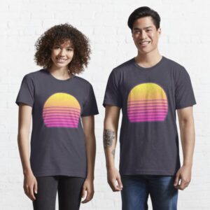 Synthwave Sun Aesthetic T-Shirt