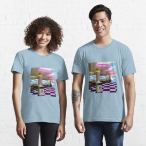 Vaporwave Plaza Aesthetic T-Shirt