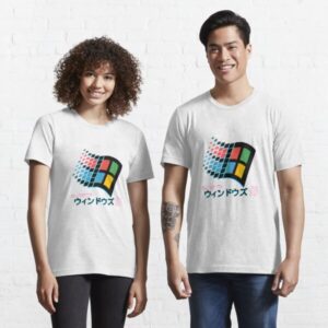 Microsoft Windows 95 - Japanese Aesthetic T-Shirt