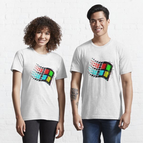 Windows 95 Glitch Aesthetic T-Shirt