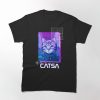CATSA Vaporwave Cat T-shirt