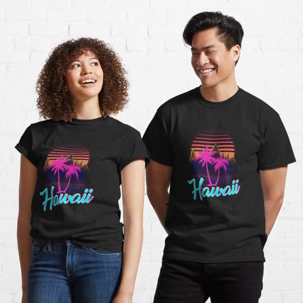 Vaporwave Hawaii Sunset T-Shirt