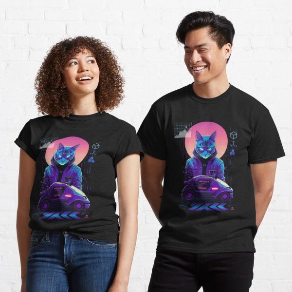 Cyberpunk Cat Tshirt