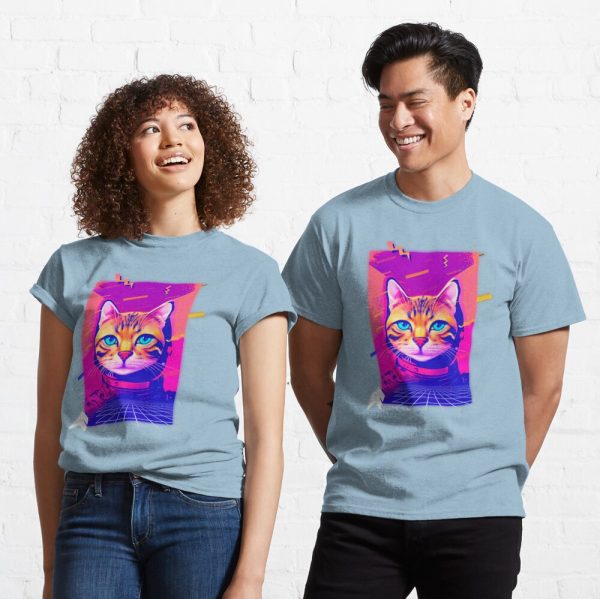 Vaporwave Cat T-shirt